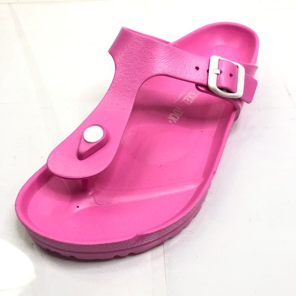rubber birkenstock pink